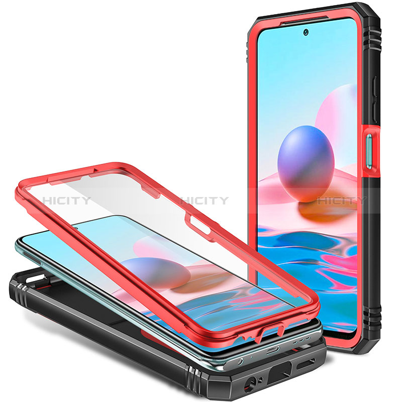 Coque Contour Silicone et Plastique Housse Etui Mat avec Magnetique Support Bague Anneau MQ5 pour Xiaomi Poco M5S Plus