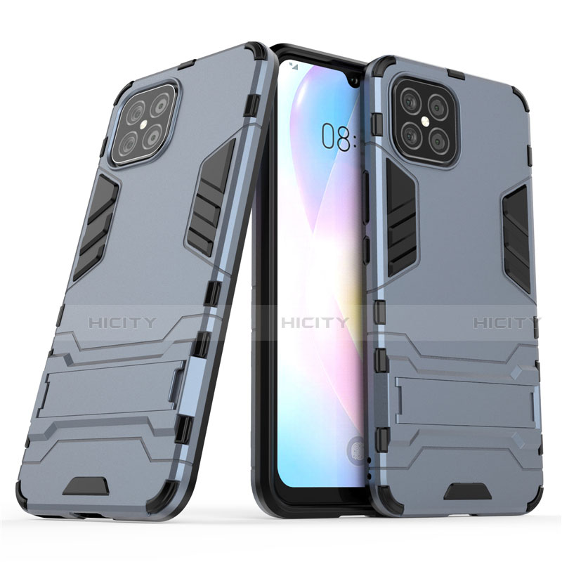 Coque Contour Silicone et Plastique Housse Etui Mat avec Support A01 pour Huawei Nova 8 SE 5G Plus