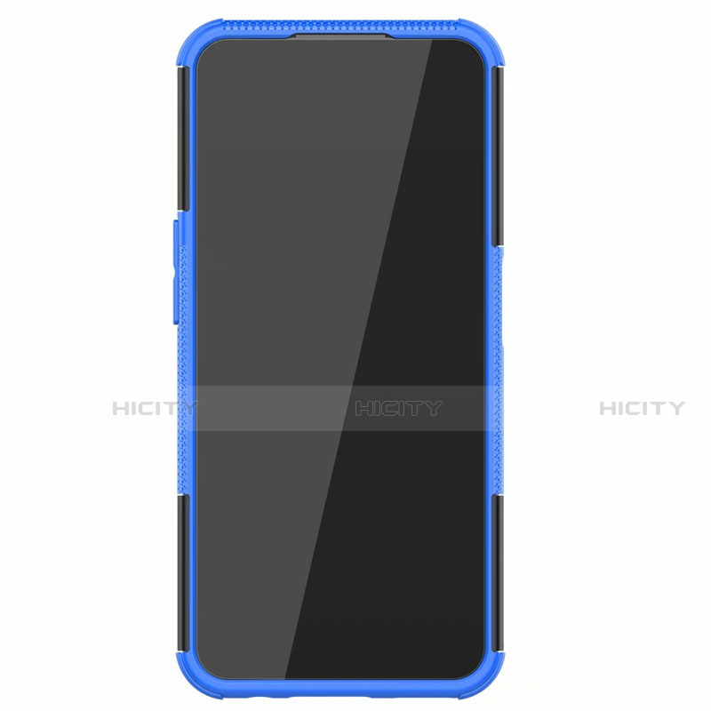 Coque Contour Silicone et Plastique Housse Etui Mat avec Support A01 pour Realme Narzo 20 Pro Plus