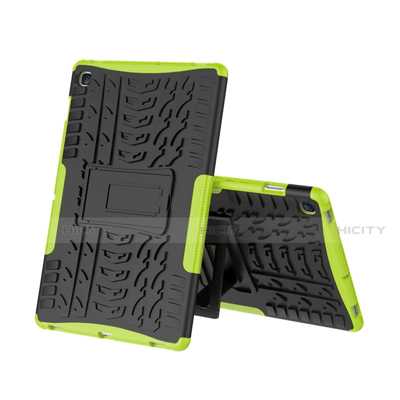 Coque Contour Silicone et Plastique Housse Etui Mat avec Support A01 pour Samsung Galaxy Tab S5e 4G 10.5 SM-T725 Plus