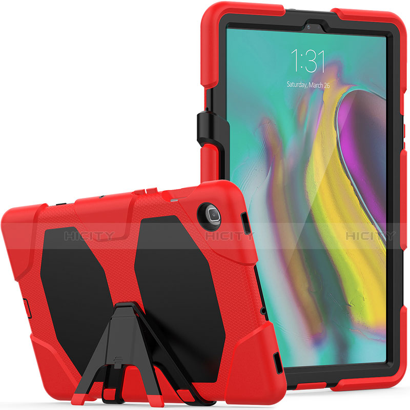 Coque Contour Silicone et Plastique Housse Etui Mat avec Support A02 pour Samsung Galaxy Tab S5e 4G 10.5 SM-T725 Plus