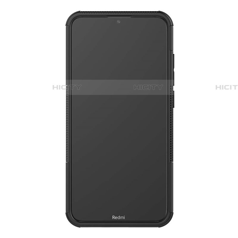 Coque Contour Silicone et Plastique Housse Etui Mat avec Support A02 pour Xiaomi Redmi 8 Plus