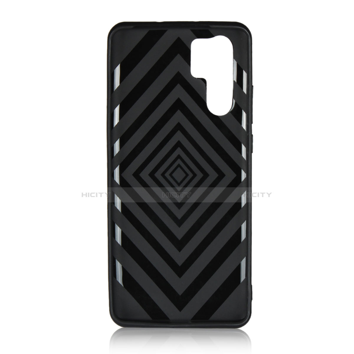 Coque Contour Silicone et Plastique Housse Etui Mat avec Support Bague Anneau pour Huawei P30 Pro New Edition Plus