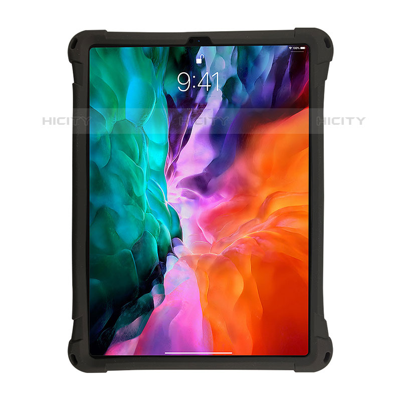 Coque Contour Silicone et Plastique Housse Etui Mat avec Support H01 pour Apple iPad Pro 11 (2021) Plus