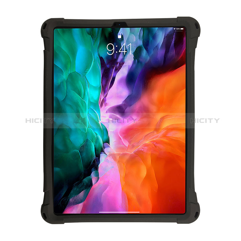 Coque Contour Silicone et Plastique Housse Etui Mat avec Support H01 pour Apple iPad Pro 11 (2022) Plus