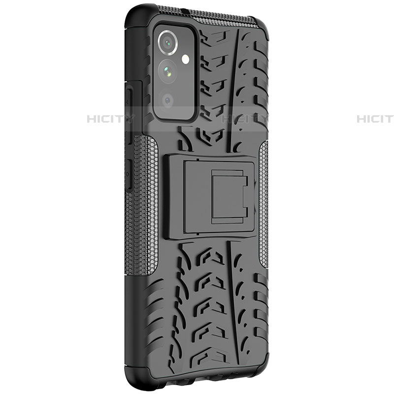 Coque Contour Silicone et Plastique Housse Etui Mat avec Support J01X pour Samsung Galaxy F34 5G Plus