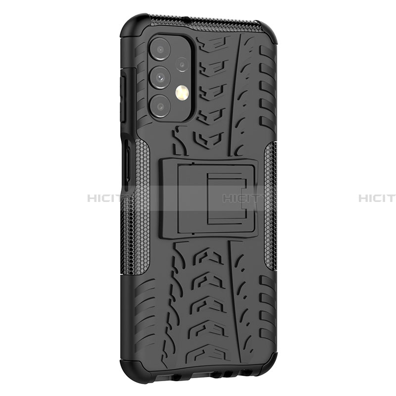 Coque Contour Silicone et Plastique Housse Etui Mat avec Support JX1 pour Samsung Galaxy A13 4G Plus