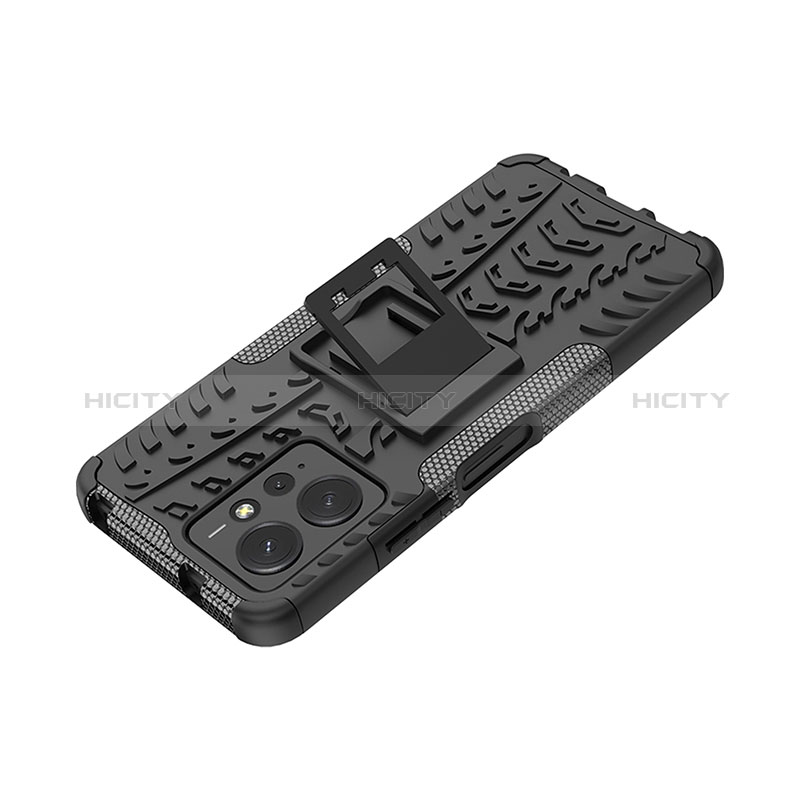 Coque Contour Silicone et Plastique Housse Etui Mat avec Support JX1 pour Xiaomi Redmi Note 12 4G Plus