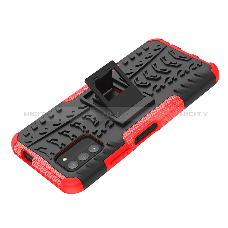 Coque Contour Silicone et Plastique Housse Etui Mat avec Support JX2 pour Nokia G100 Plus