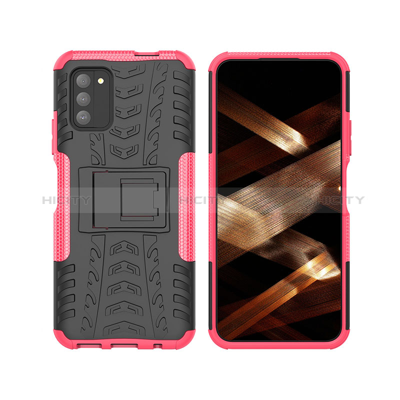 Coque Contour Silicone et Plastique Housse Etui Mat avec Support JX2 pour Nokia G100 Plus