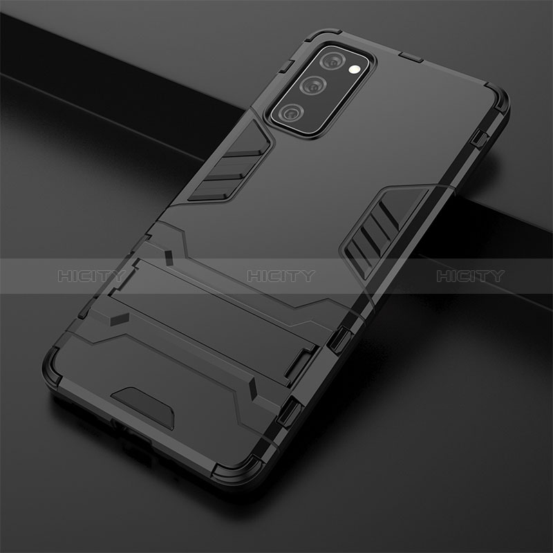 Coque Contour Silicone et Plastique Housse Etui Mat avec Support KC3 pour Samsung Galaxy S20 FE (2022) 5G Plus