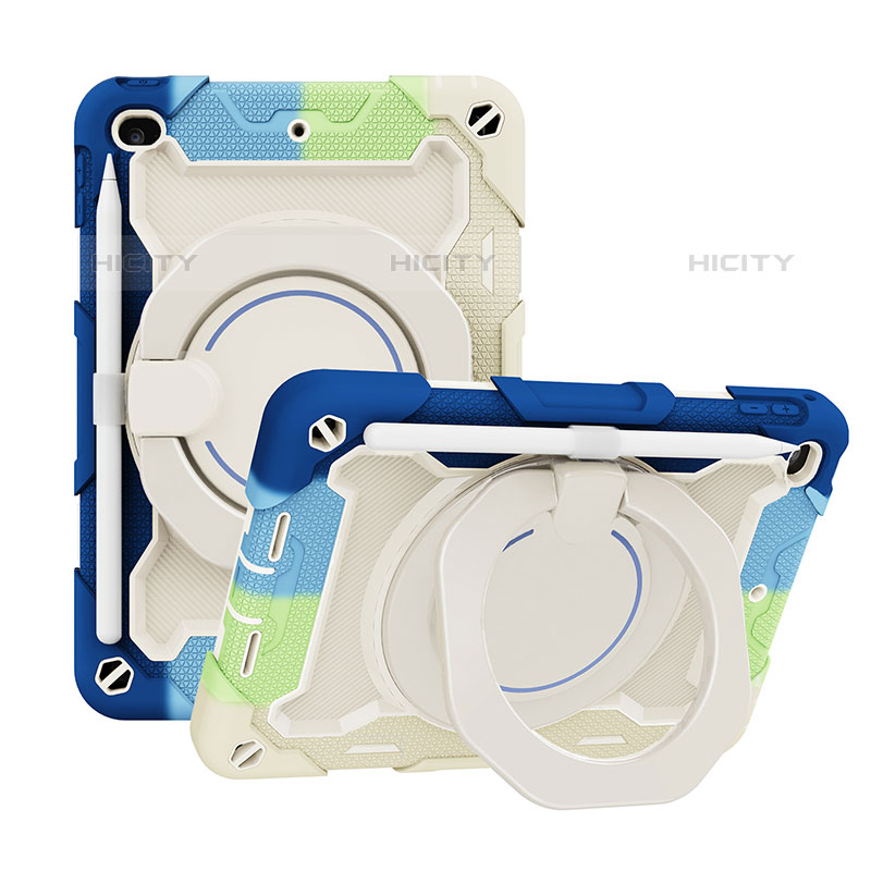 Coque Contour Silicone et Plastique Housse Etui Mat avec Support L03 pour Apple iPad Mini 5 (2019) Plus