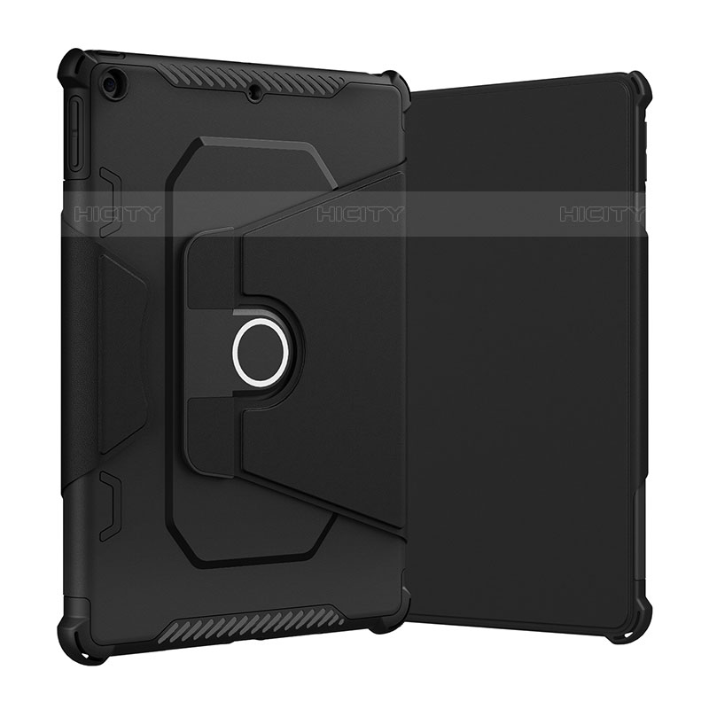 Coque Contour Silicone et Plastique Housse Etui Mat avec Support L04 pour Apple iPad 10.2 (2020) Plus