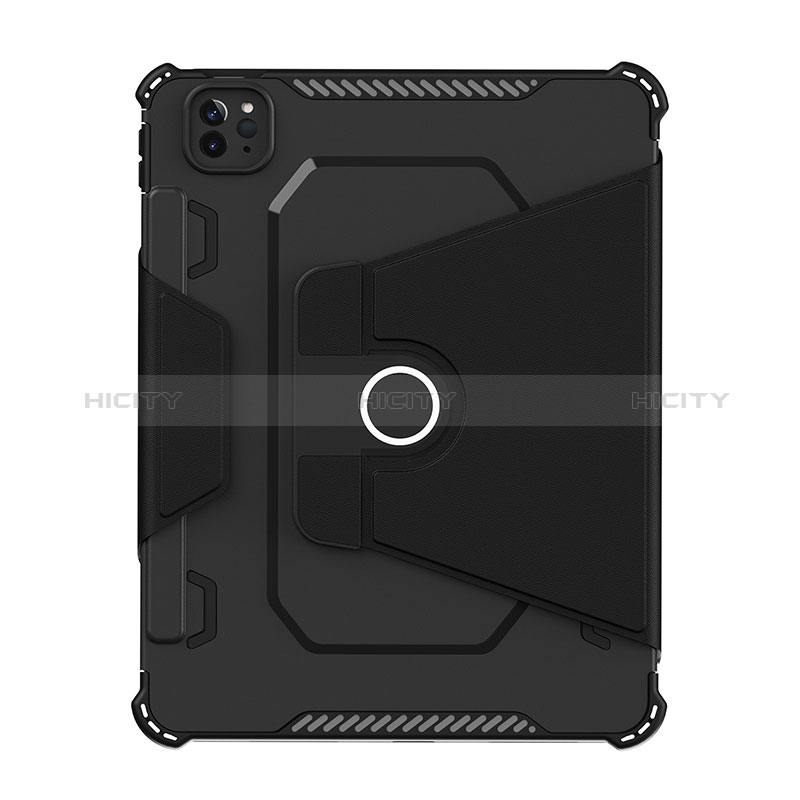 Coque Contour Silicone et Plastique Housse Etui Mat avec Support L04 pour Apple iPad Pro 11 (2022) Plus