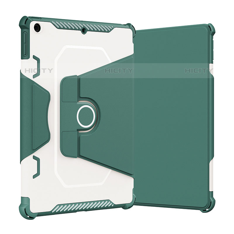 Coque Contour Silicone et Plastique Housse Etui Mat avec Support L05 pour Apple iPad 10.2 (2020) Plus