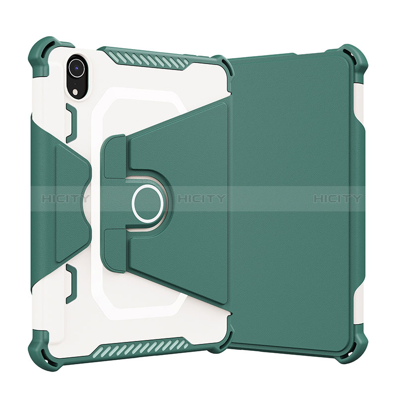 Coque Contour Silicone et Plastique Housse Etui Mat avec Support L05 pour Apple iPad Mini 6 Plus