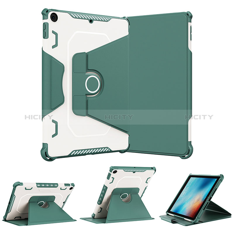 Coque Contour Silicone et Plastique Housse Etui Mat avec Support L05 pour Apple New iPad 9.7 (2018) Plus