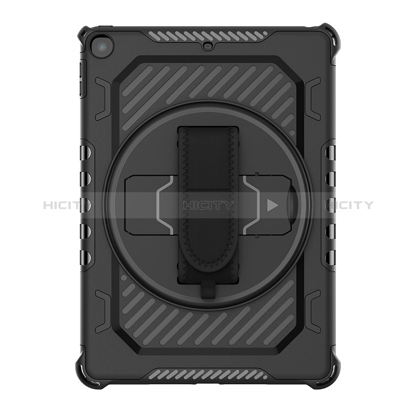 Coque Contour Silicone et Plastique Housse Etui Mat avec Support L07 pour Apple New iPad 9.7 (2018) Plus