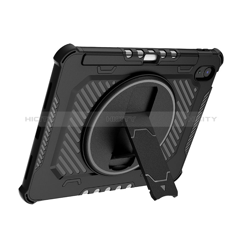 Coque Contour Silicone et Plastique Housse Etui Mat avec Support L08 pour Apple iPad 10.9 (2022) Plus