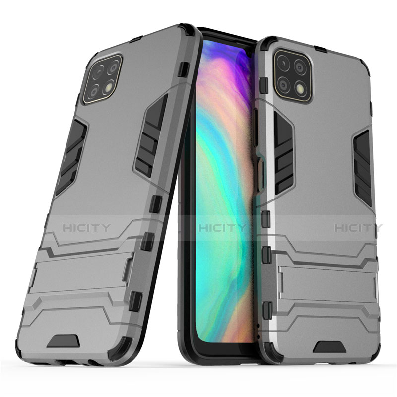 Coque Contour Silicone et Plastique Housse Etui Mat avec Support pour Huawei Enjoy 20 5G Plus