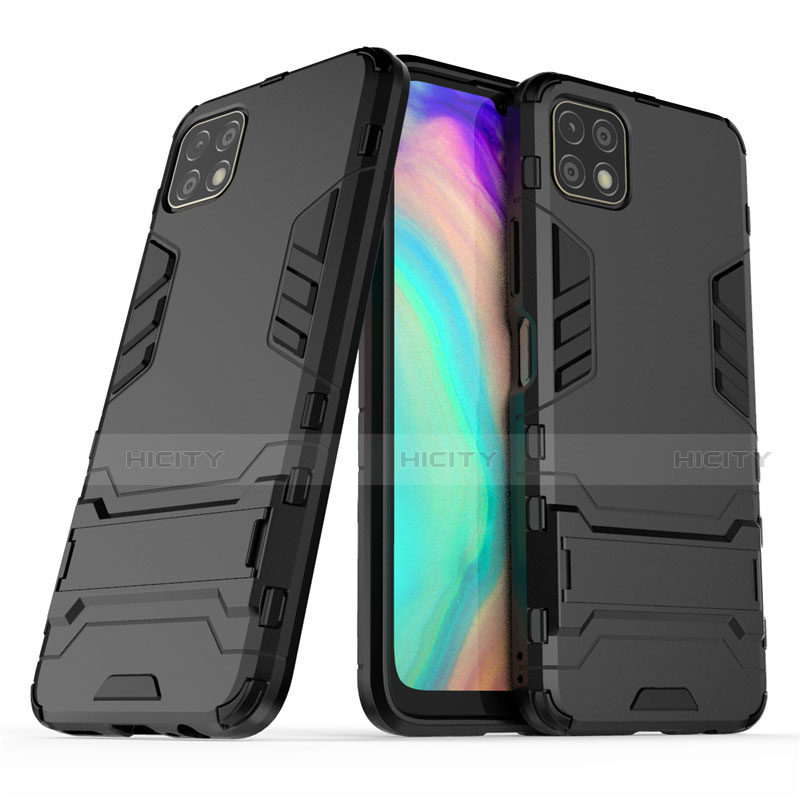 Coque Contour Silicone et Plastique Housse Etui Mat avec Support pour Huawei Enjoy 20 5G Plus