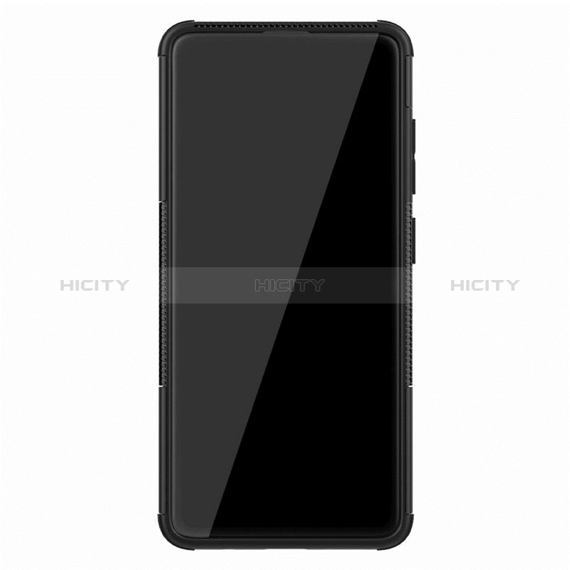 Coque Contour Silicone et Plastique Housse Etui Mat avec Support pour Samsung Galaxy M40S Plus