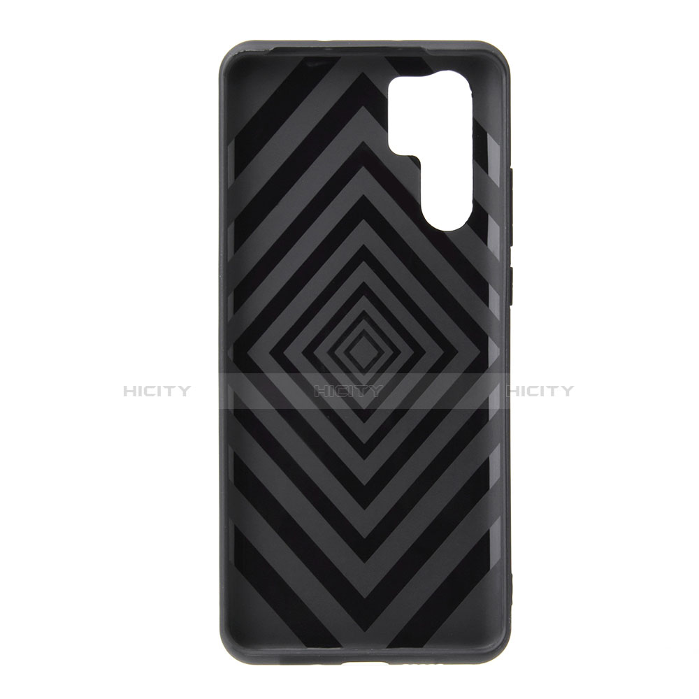 Coque Contour Silicone et Plastique Housse Etui Mat avec Support T01 pour Huawei P30 Pro New Edition Plus