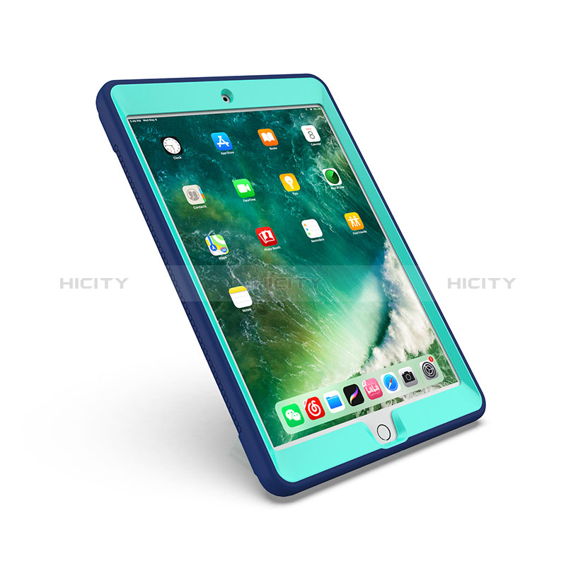 Coque Contour Silicone et Plastique Housse Etui Mat avec Support YJ2 pour Apple iPad 10.2 (2019) Plus