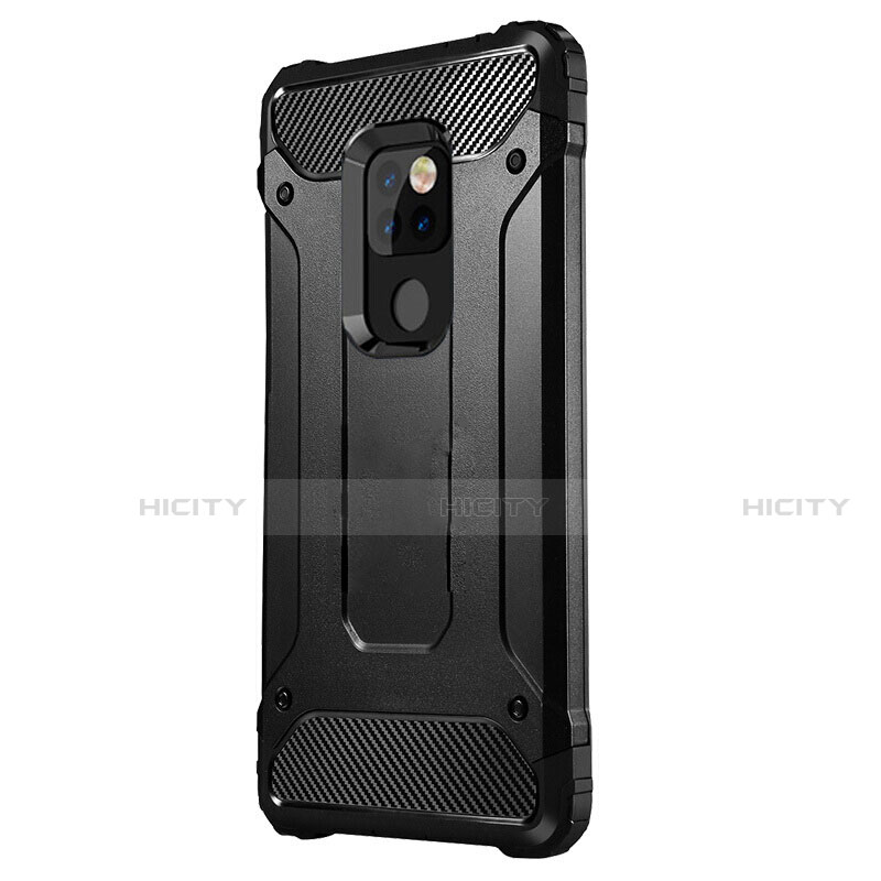 Coque Contour Silicone et Plastique Housse Etui Mat pour Huawei Mate 20 Plus