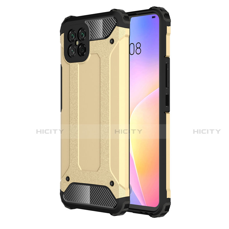 Coque Contour Silicone et Plastique Housse Etui Mat pour Huawei Nova 8 SE 5G Or Plus