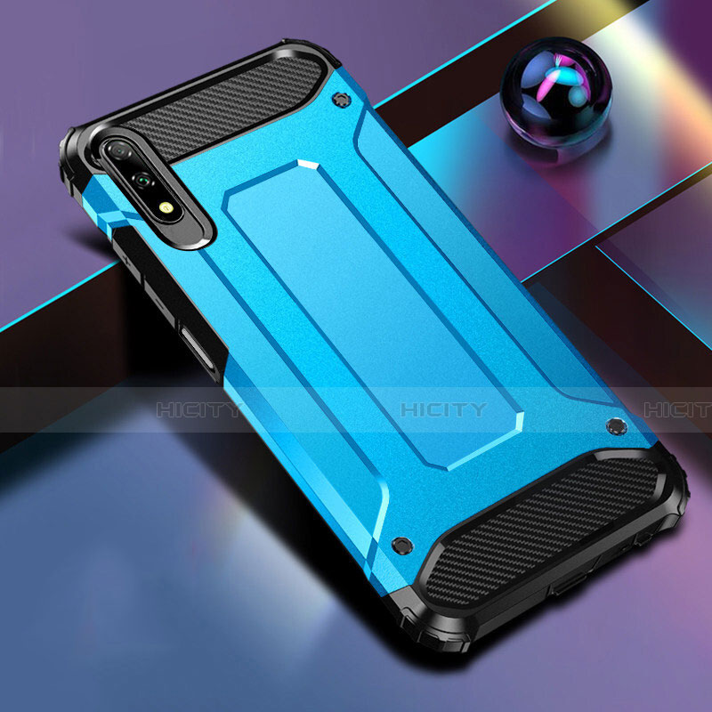 Coque Contour Silicone et Plastique Housse Etui Mat pour Huawei P Smart Z (2019) Plus