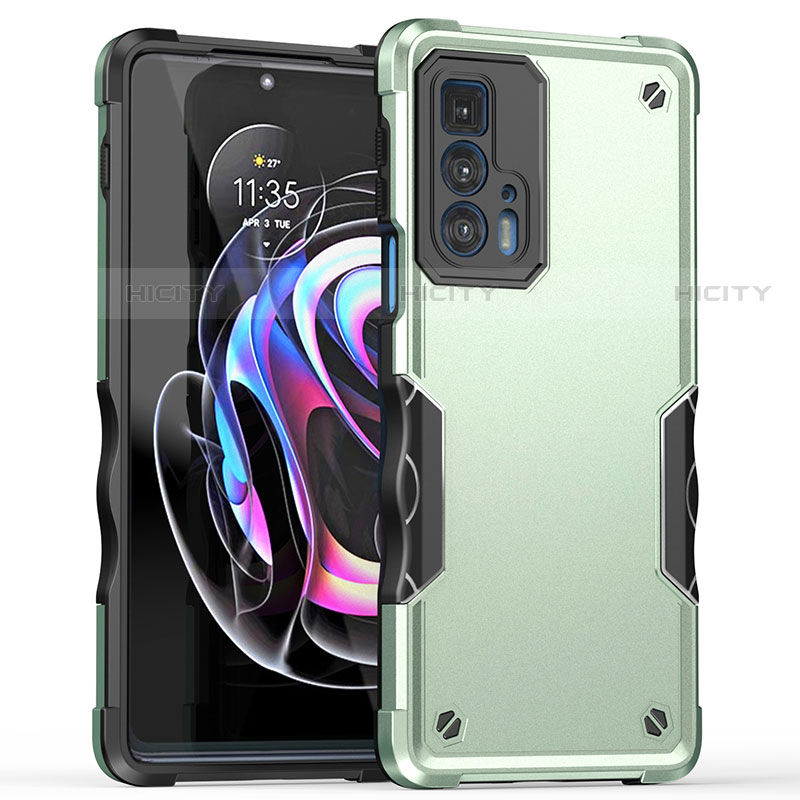 Coque Contour Silicone et Plastique Housse Etui Mat pour Motorola Moto Edge 20 Pro 5G Plus