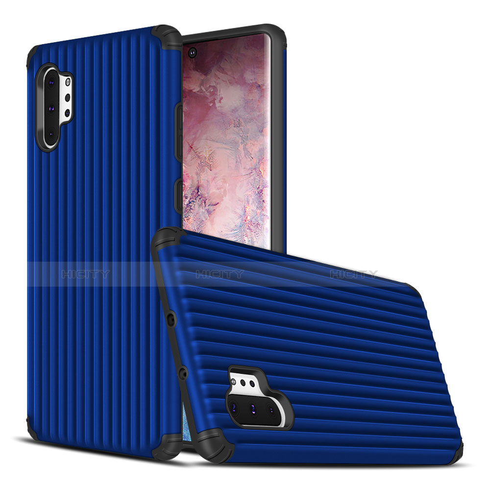 Coque Contour Silicone et Plastique Housse Etui Mat pour Samsung Galaxy Note 10 Plus Plus