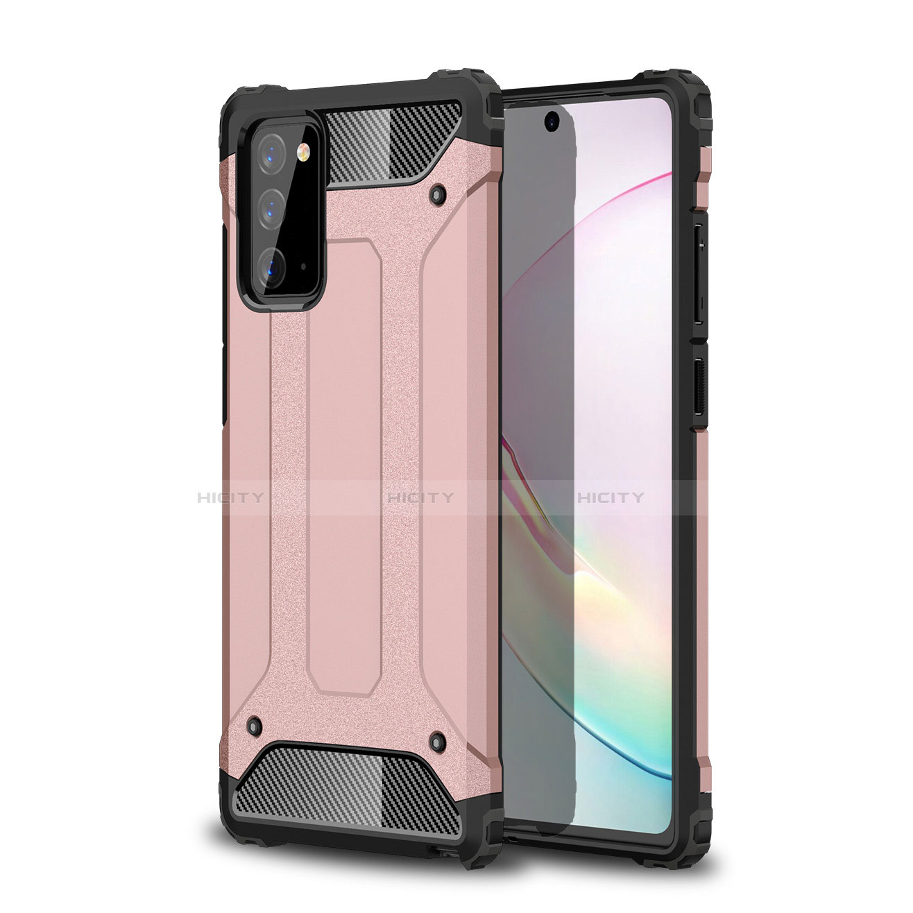 Coque Contour Silicone et Plastique Housse Etui Mat pour Samsung Galaxy Note 20 Plus 5G Plus