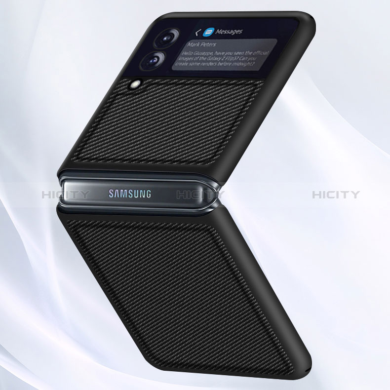 Coque Contour Silicone et Plastique Housse Etui Mat pour Samsung Galaxy Z Flip3 5G Plus