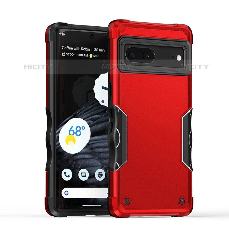 Coque Contour Silicone et Plastique Housse Etui Mat QW1 pour Google Pixel 7 5G Plus