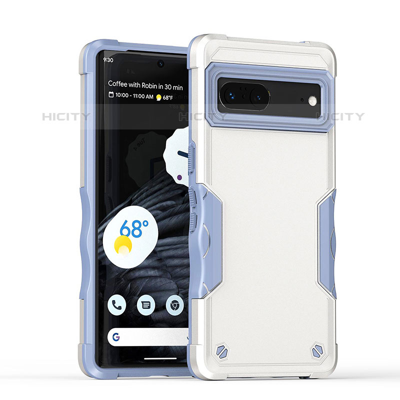 Coque Contour Silicone et Plastique Housse Etui Mat QW1 pour Google Pixel 7 5G Plus