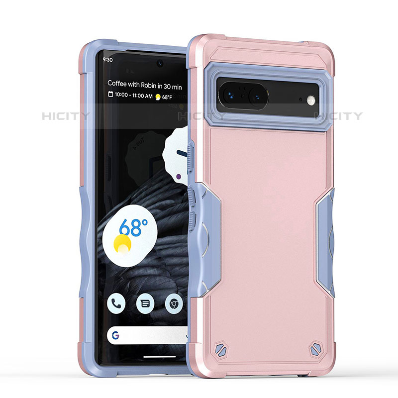 Coque Contour Silicone et Plastique Housse Etui Mat QW1 pour Google Pixel 7 5G Plus