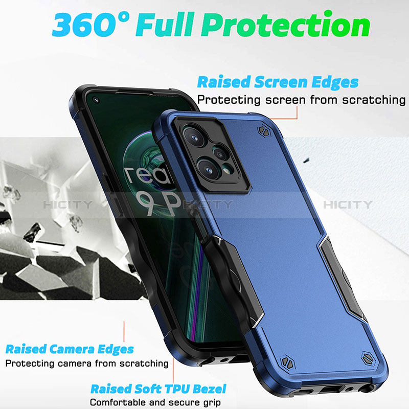 Coque Contour Silicone et Plastique Housse Etui Mat QW1 pour Realme 9 Pro 5G Plus