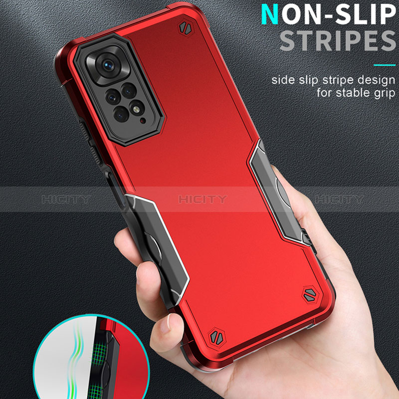 Coque Contour Silicone et Plastique Housse Etui Mat QW1 pour Xiaomi Redmi Note 11 Pro 4G Plus