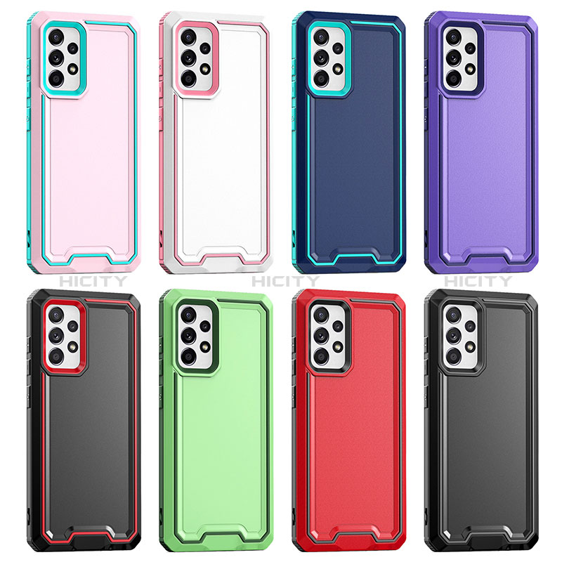 Coque Contour Silicone et Plastique Housse Etui Mat QW2 pour Samsung Galaxy A52s 5G Plus