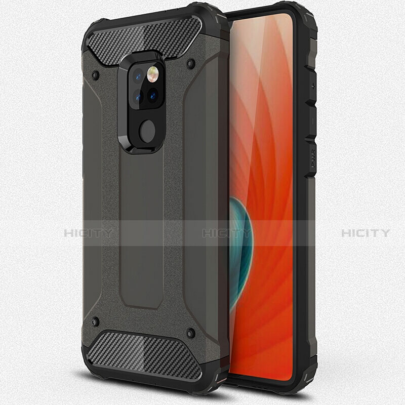 Coque Contour Silicone et Plastique Housse Etui Mat R01 pour Huawei Mate 20 X 5G Plus