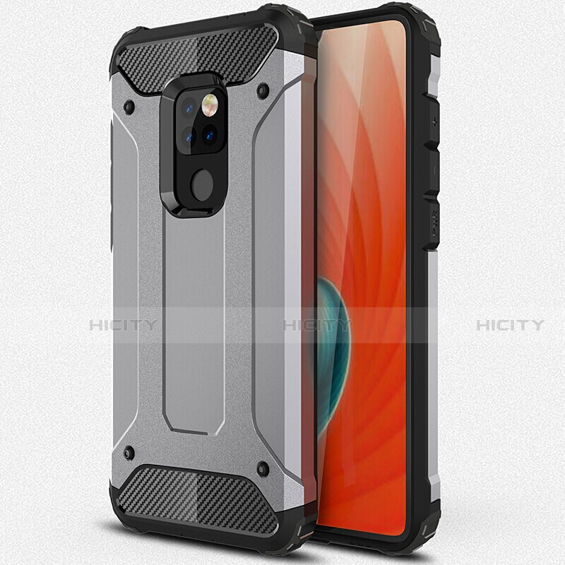 Coque Contour Silicone et Plastique Housse Etui Mat R01 pour Huawei Mate 20 X 5G Plus