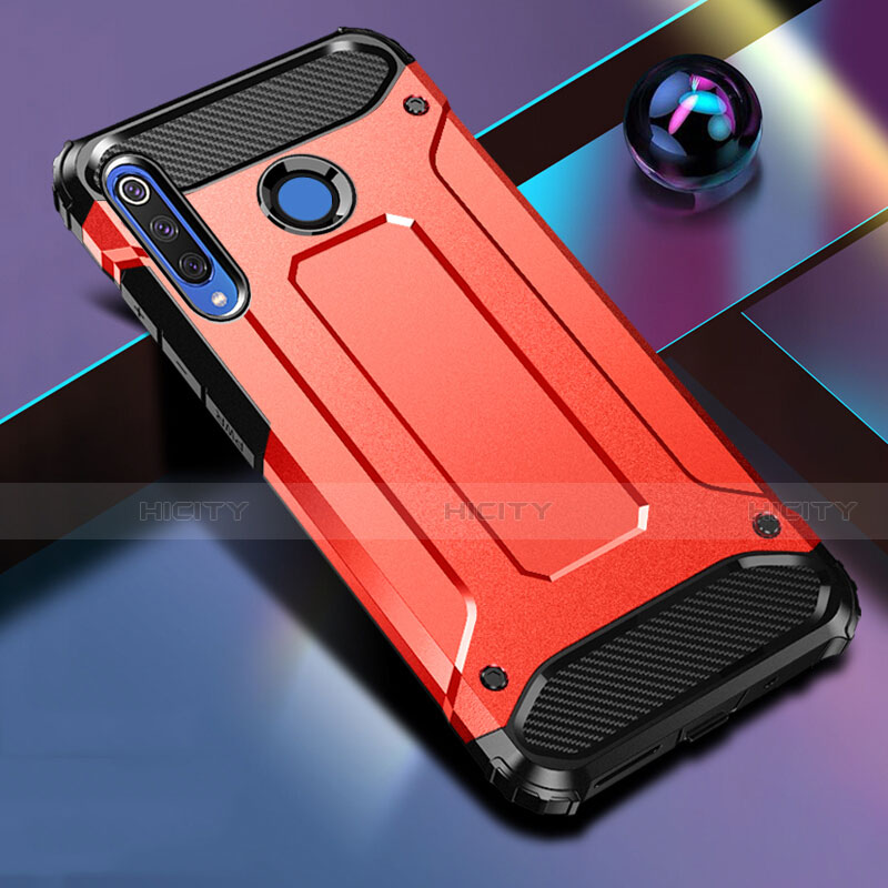 Coque Contour Silicone et Plastique Housse Etui Mat R01 pour Huawei Nova 4e Rouge Plus