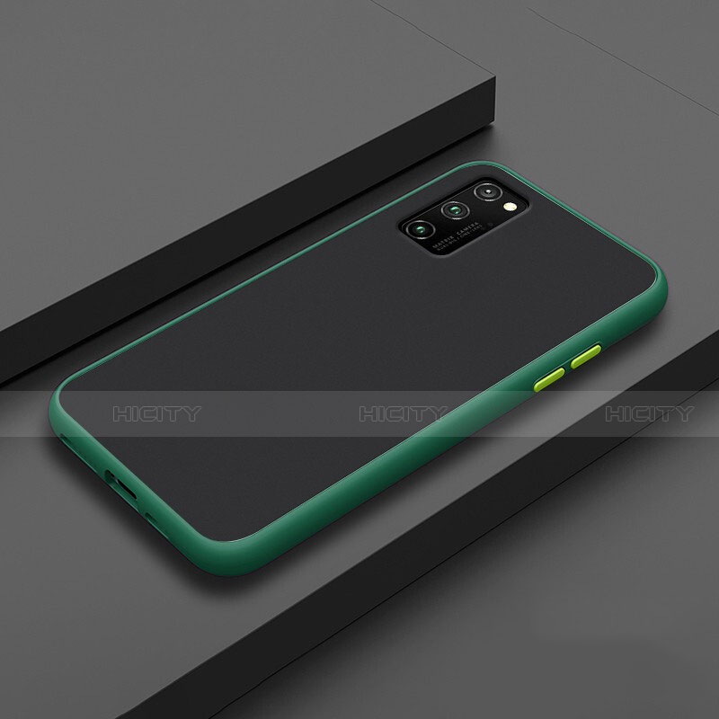 Coque Contour Silicone et Plastique Housse Etui Mat R02 pour Huawei Honor View 30 Pro 5G Vert Plus