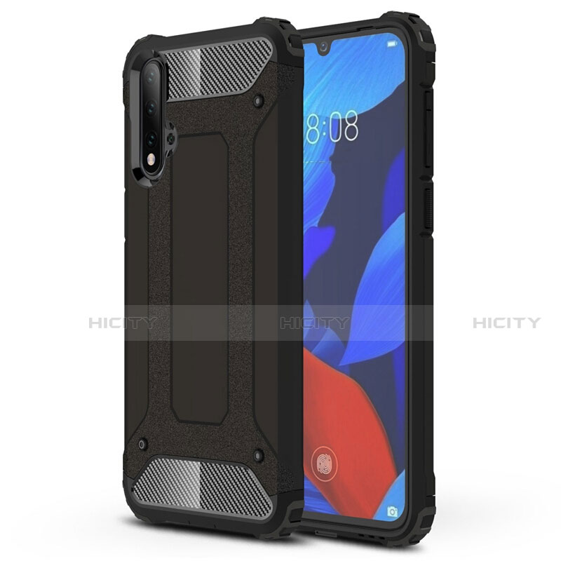 Coque Contour Silicone et Plastique Housse Etui Mat R02 pour Huawei Nova 5 Plus