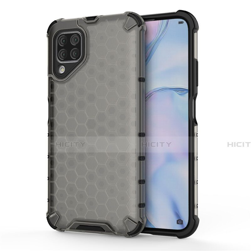 Coque Contour Silicone et Plastique Housse Etui Mat R02 pour Huawei Nova 6 SE Gris Plus