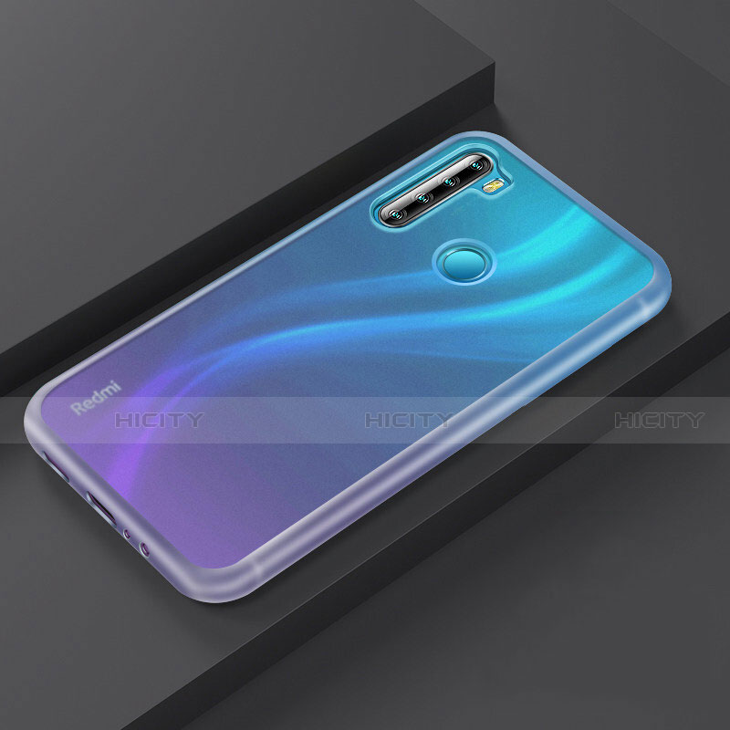 Coque Contour Silicone et Plastique Housse Etui Mat R03 pour Xiaomi Redmi Note 8 (2021) Plus