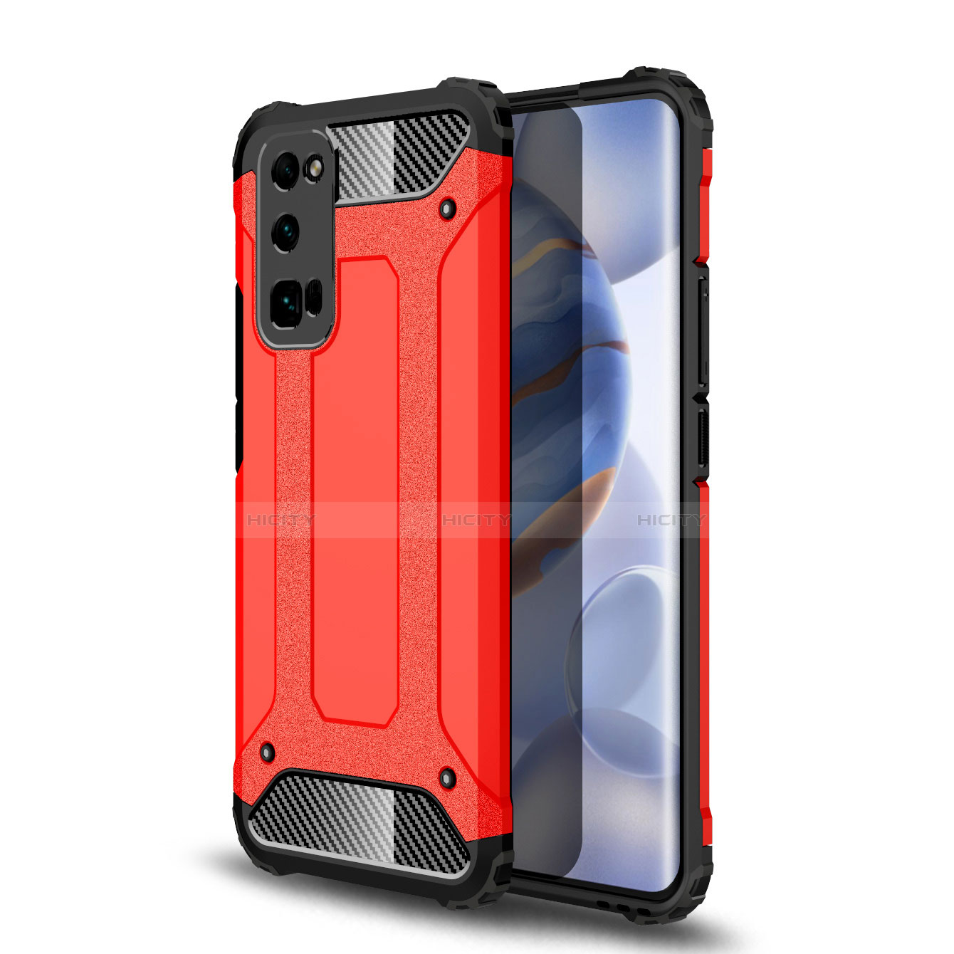 Coque Contour Silicone et Plastique Housse Etui Mat U01 pour Huawei Honor 30 Pro+ Plus Plus