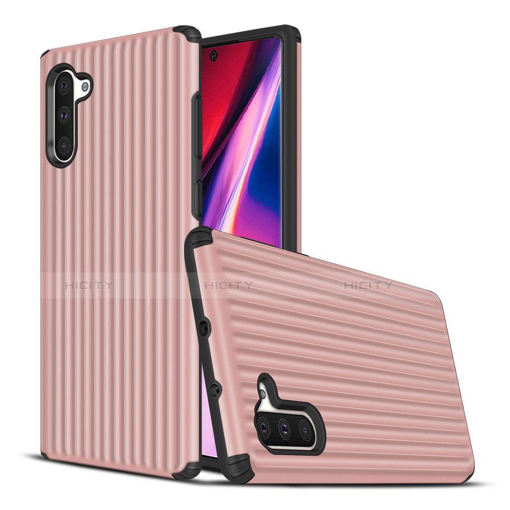 Coque Contour Silicone et Plastique Housse Etui Mat U02 pour Samsung Galaxy Note 10 Plus